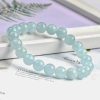 Vòng tay nam nữ chuỗi đá Aquamarine thiên nhiên cao cấp