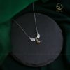 Dây chuyền bạc Bird Wings đính đá Thạch anh vàng Citrine