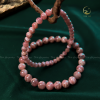 Vòng tay chuỗi nam nữ đá Đào hoa Rhodochrosite 5A cao cấp