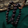 Vòng tay nam nữ chuỗi đá Garnet đỏ sẫm