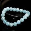Vòng tay nam nữ chuỗi đá Aquamarine thiên nhiên cao cấp