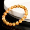 Vòng tay nam nữ chuỗi đá Thạch anh tóc vàng 5A Gold Rutilated Quartz