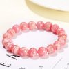 Vòng tay chuỗi nam nữ đá Đào hoa Rhodochrosite 5A cao cấp