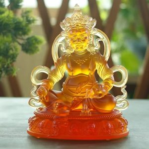 Tượng ngọc lưu ly Hoàng Thần Tài giúp mang tài lộc (size lớn)