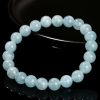 Vòng tay nam nữ chuỗi đá Aquamarine thiên nhiên cao cấp