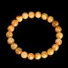 Vòng tay nam nữ chuỗi đá Thạch anh tóc vàng 5A Gold Rutilated Quartz