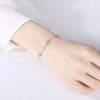 Lắc tay bạc Lightning Chain đính đá Zircon cao cấp