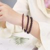 Vòng tay nam nữ chuỗi đá Garnet đỏ sẫm