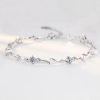 Lắc tay bạc Lightning Chain đính đá Zircon cao cấp