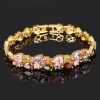 Lắc tay đá Zircon cầu vồng cổ điển