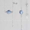 Dây chuyền bạc đá mặt trăng Moonstone cực quang tinh cầu