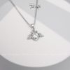 Dây chuyền bạc đính kim cương Moissanite lấp lánh tinh hà