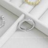 Nhẫn bạc nữ đính đá Zircon trắng