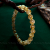 Vòng tay nam nữ chuỗi đá Thạch anh tóc vàng 5A Gold Rutilated Quartz