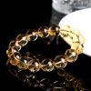Vòng tay nam nữ chuỗi đá Thạch anh vàng thiên nhiên Citrine