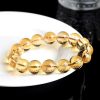 Vòng tay nam nữ chuỗi đá Thạch anh vàng thiên nhiên Citrine