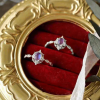 Nhẫn bạc đá Mặt trăng Moonstone oval