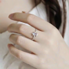 Nhẫn bạc đá Mặt trăng Moonstone oval
