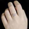 Nhẫn bạc đá Mặt trăng Moonstone oval