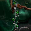 Lắc tay bạc Ivy đính đá Diopside