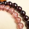Vòng tay 2 lớp Hồ yêu tiểu hồng nương đá Garnet + Thạch anh hồng kích hoạt năng lượng tình duyên cực mạnh