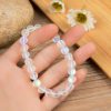 Vòng tay chuỗi nam nữ đá Mặt trăng Moonstone 5A cao cấp